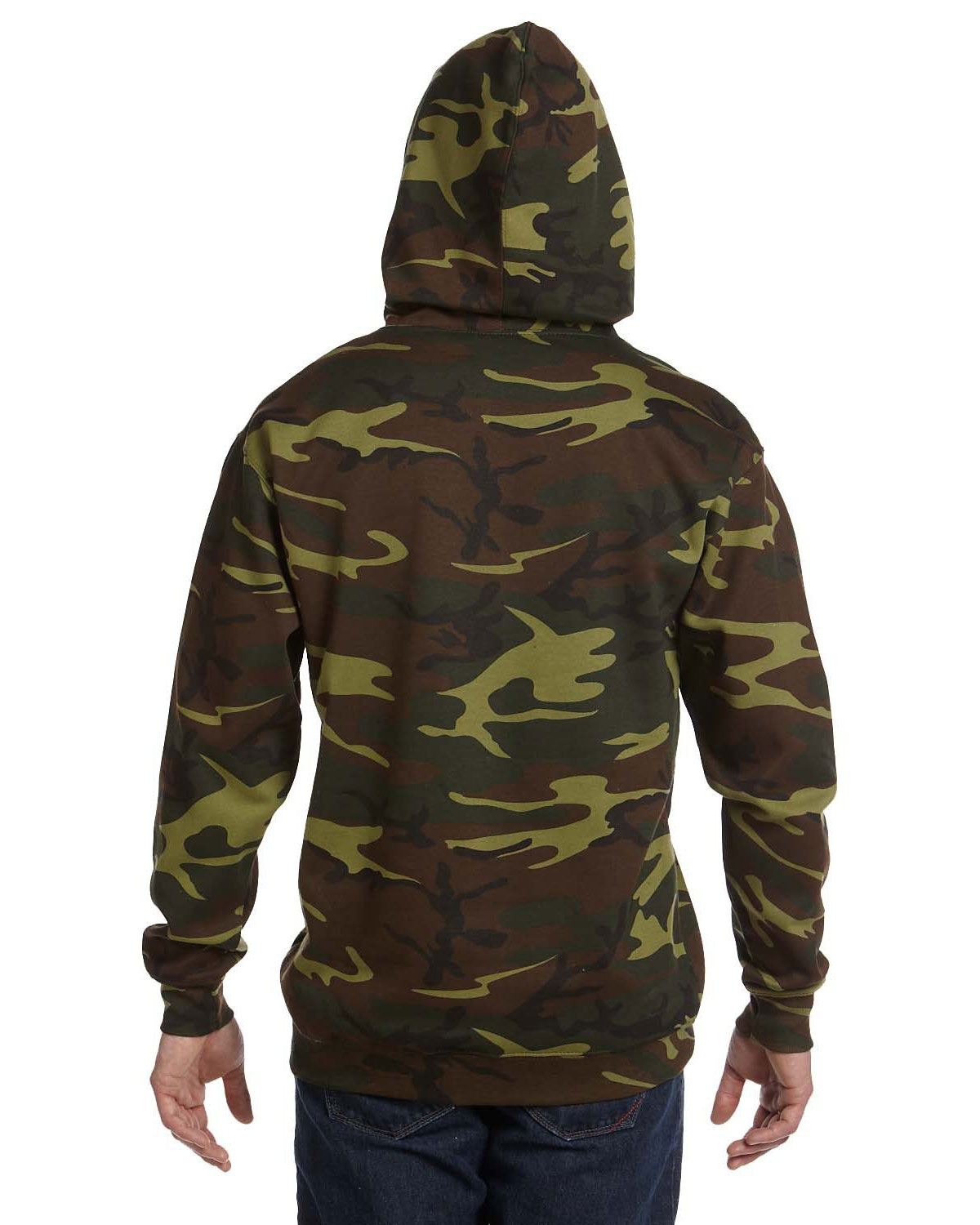 Code Five 3969 Unisex Camo Fleece Hoodie Sweatshirt view 2