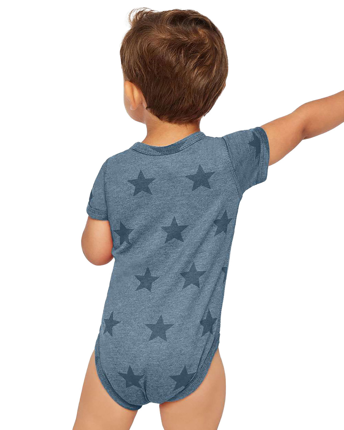 Code Five 4329 Infant Star Print Bodysuit view 2