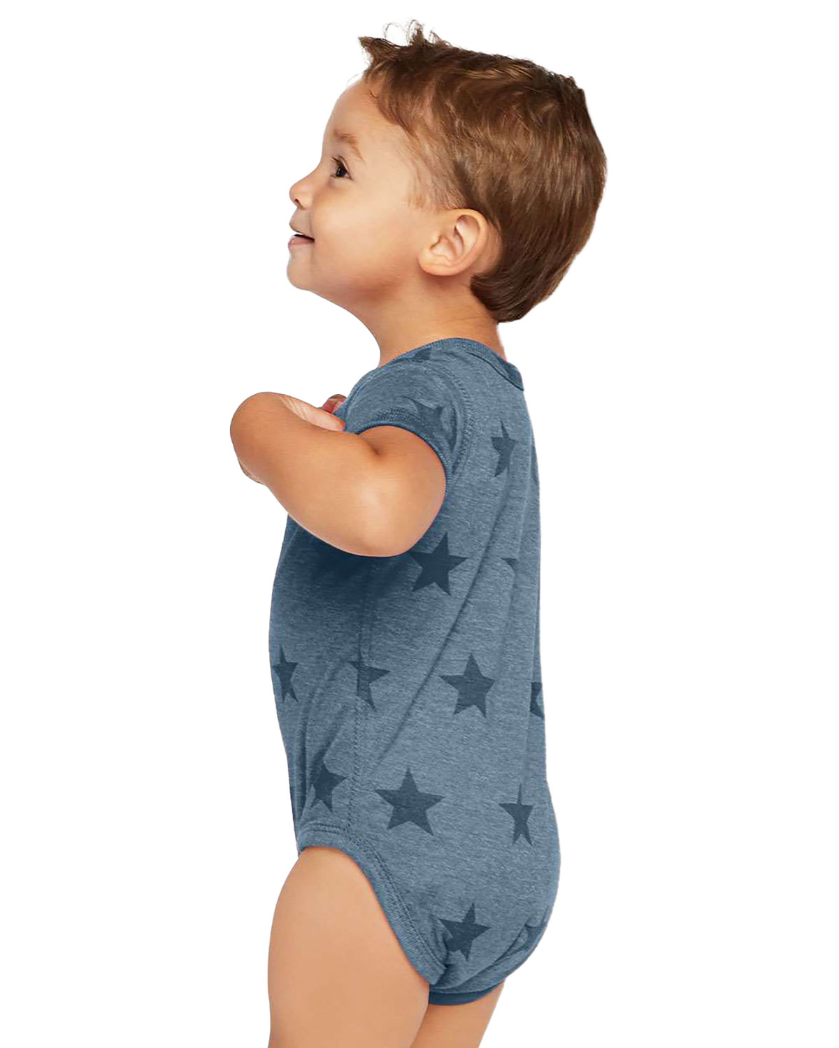 Code Five 4329 Infant Star Print Bodysuit view 3