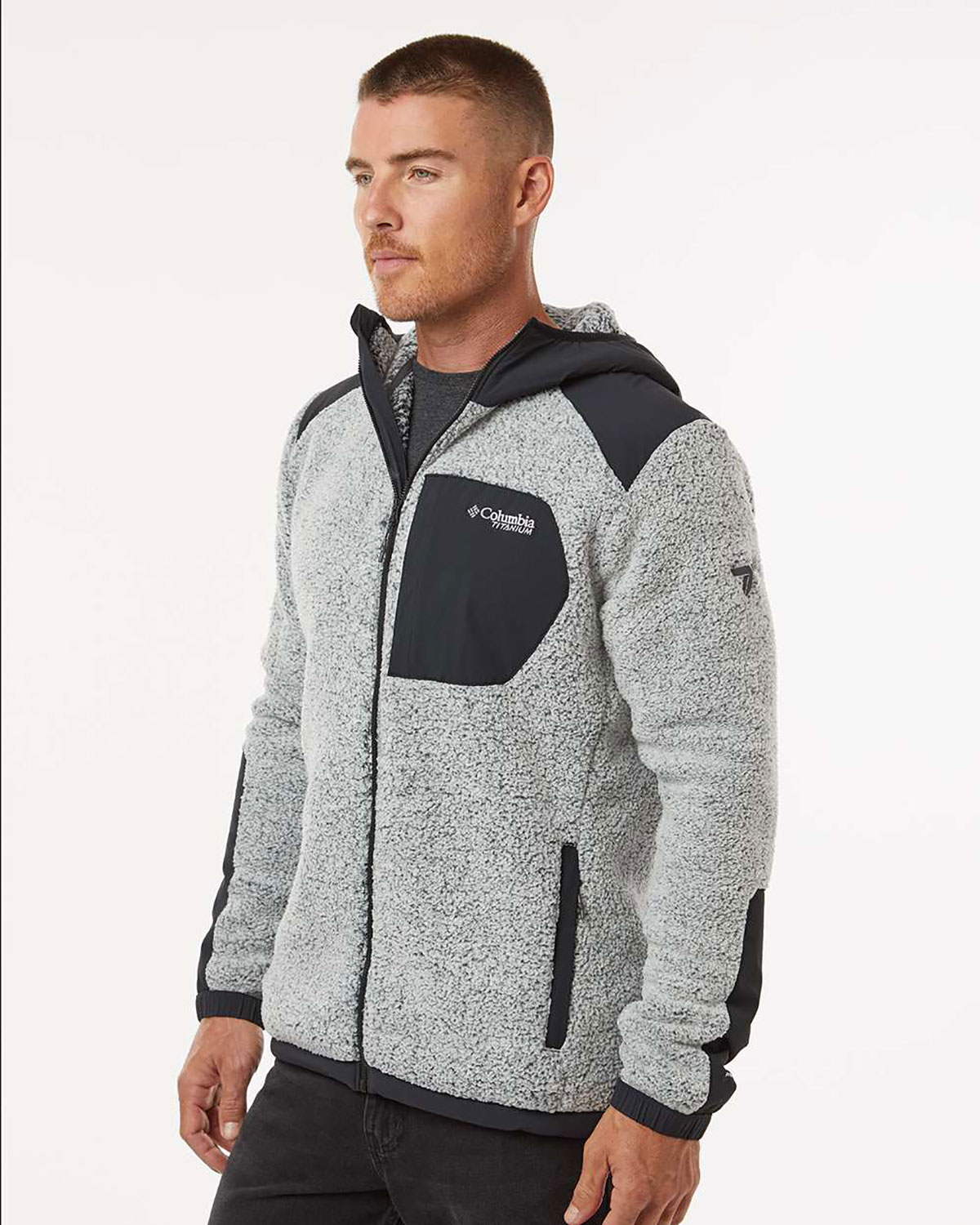 Columbia 209647 Men's Arctic Crest� Sherpa Full-Zip Jacket view 3