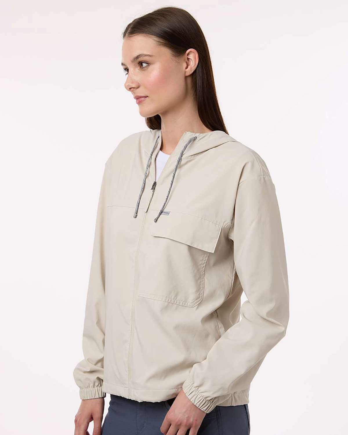 Columbia 212428 Women's Skien Valley� Hooded Lightweight Jacket view 3