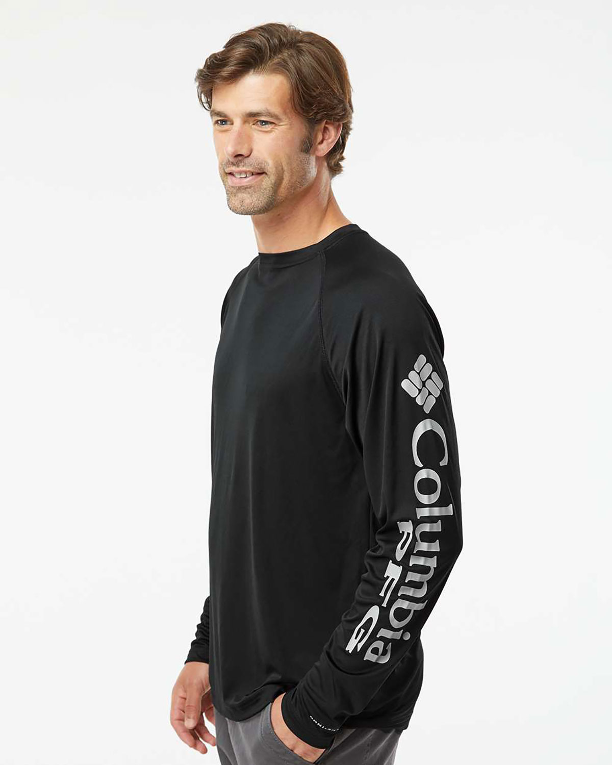 Columbia 212472 Men's PFG Terminal Tackle� Long Sleeve T-Shirt view 3