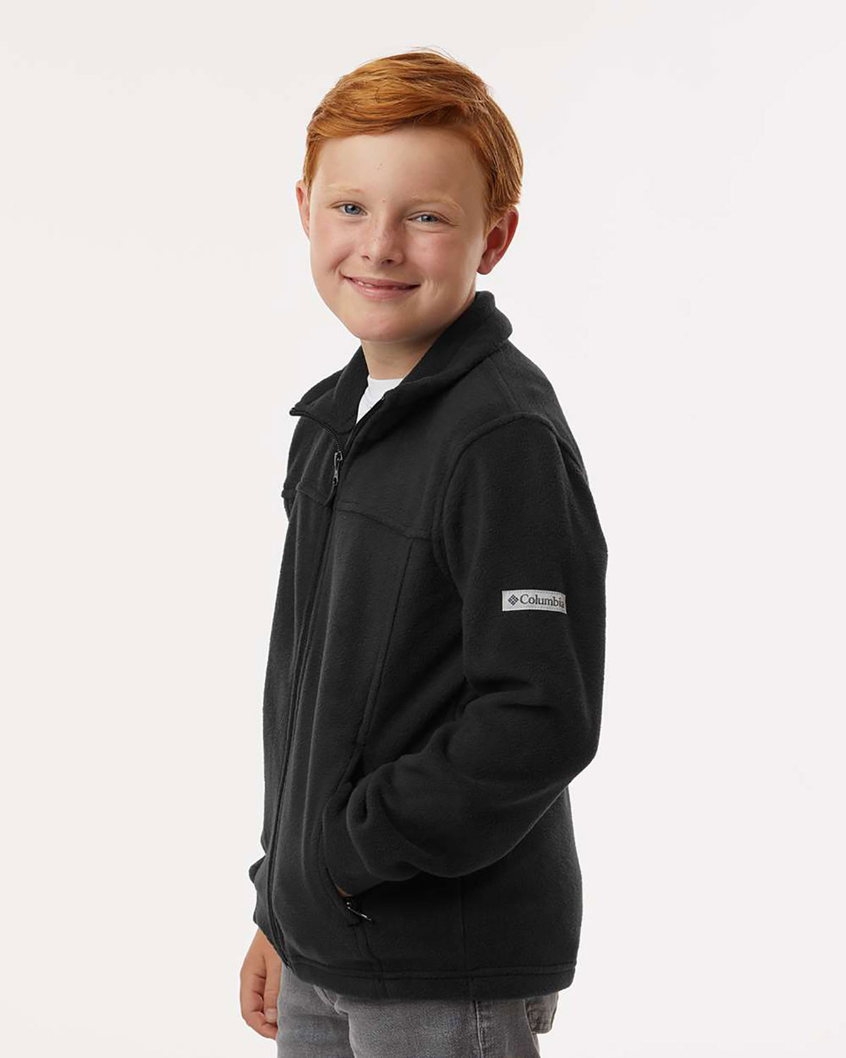 Columbia 212479 Youth Steens Mountain� II Fleece Full-Zip Jacket view 3