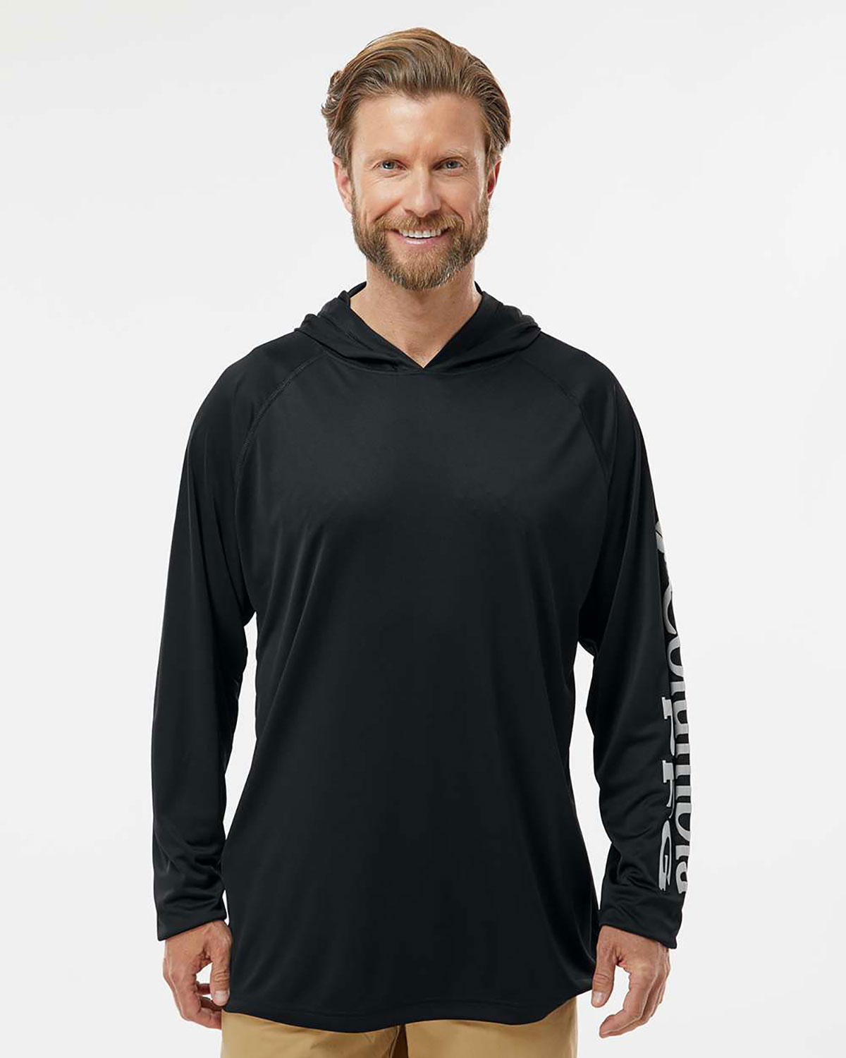 Columbia 212482 Men's PFG Terminal Tackle� Hooded Long Sleeve T-Shirt