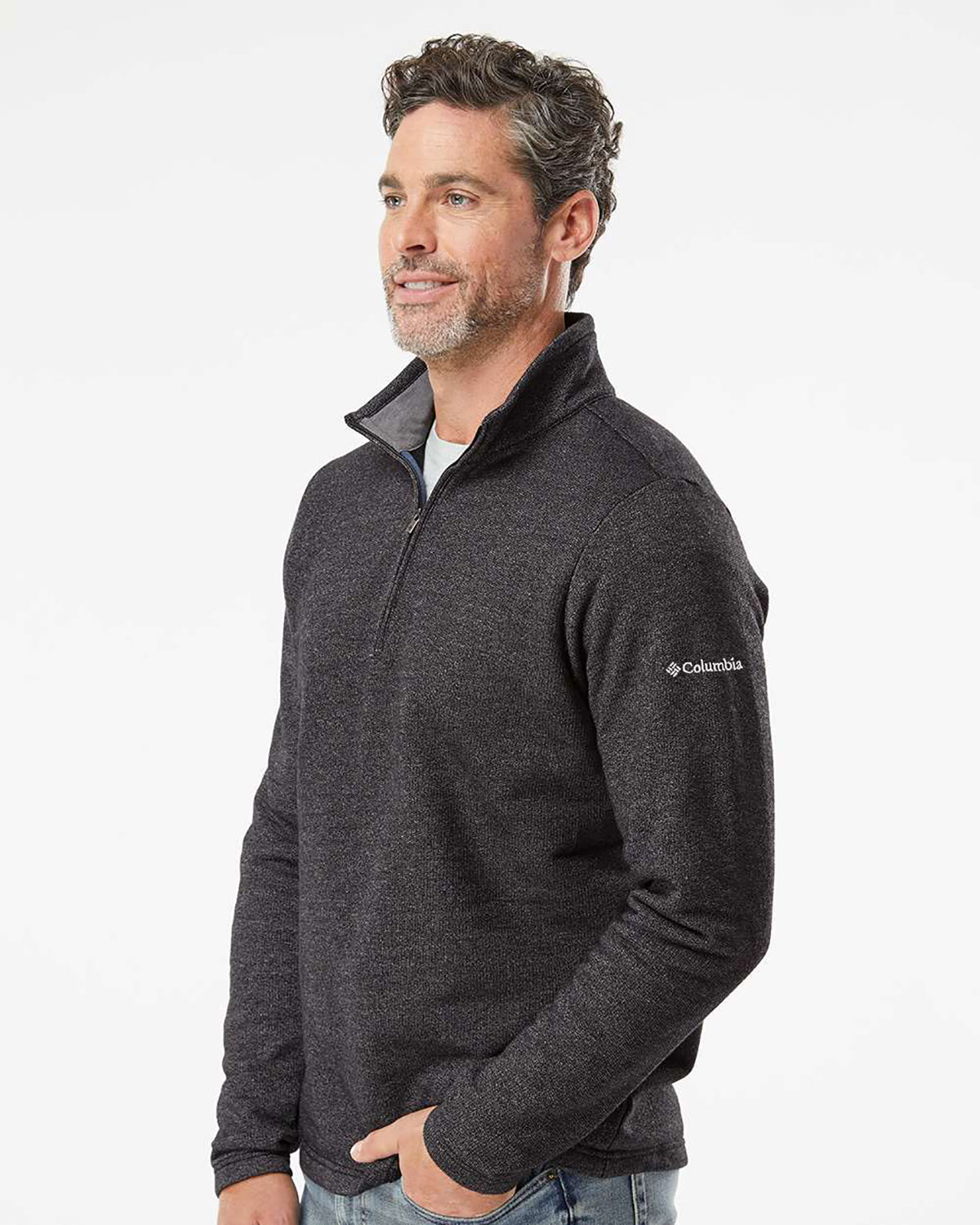 Columbia 212487 Men's Great Hart Mountain� III Half-Zip Pullover view 3