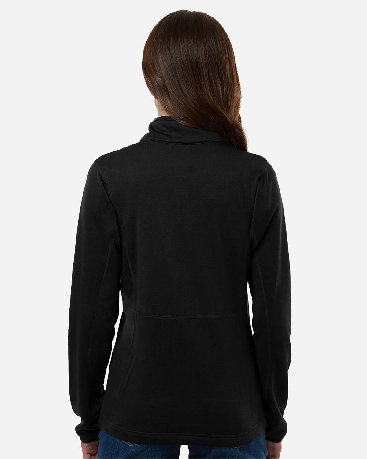 Columbia 213624 Women's Essential Hike� Grid Fleece Half-Zip Pullover view 2