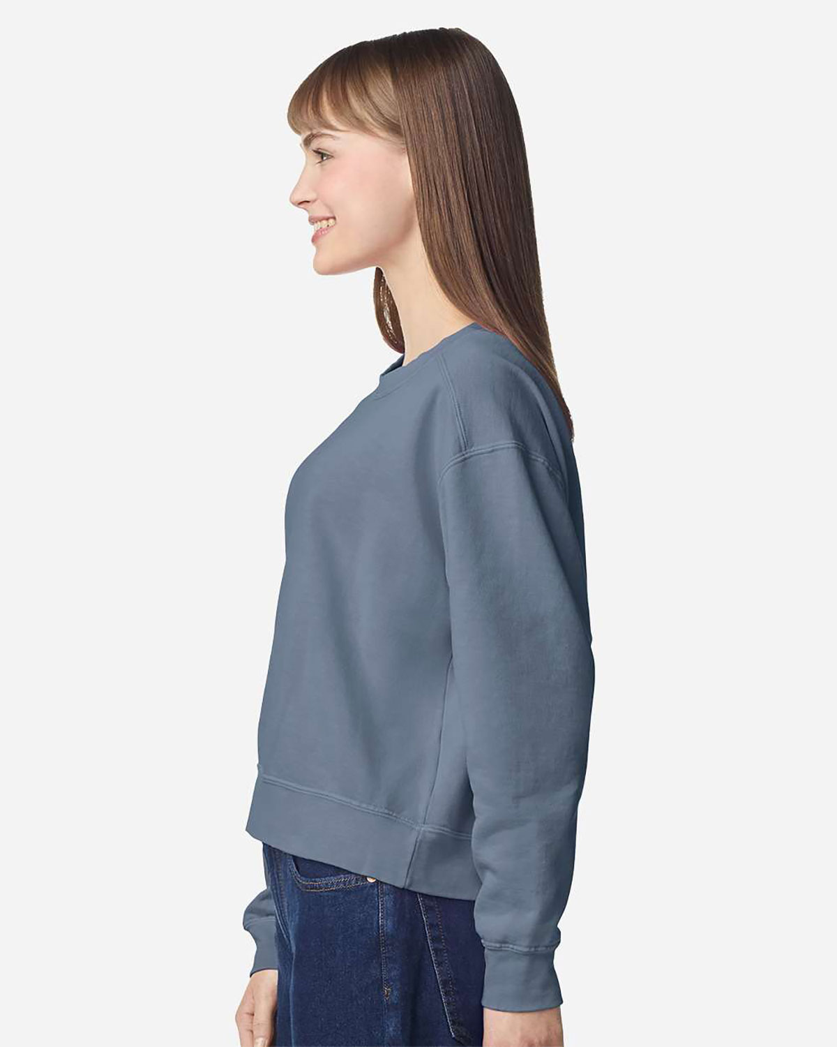 Comfort Colors 1566L Women's Mid-Length Crewneck Sweatshirt view 3