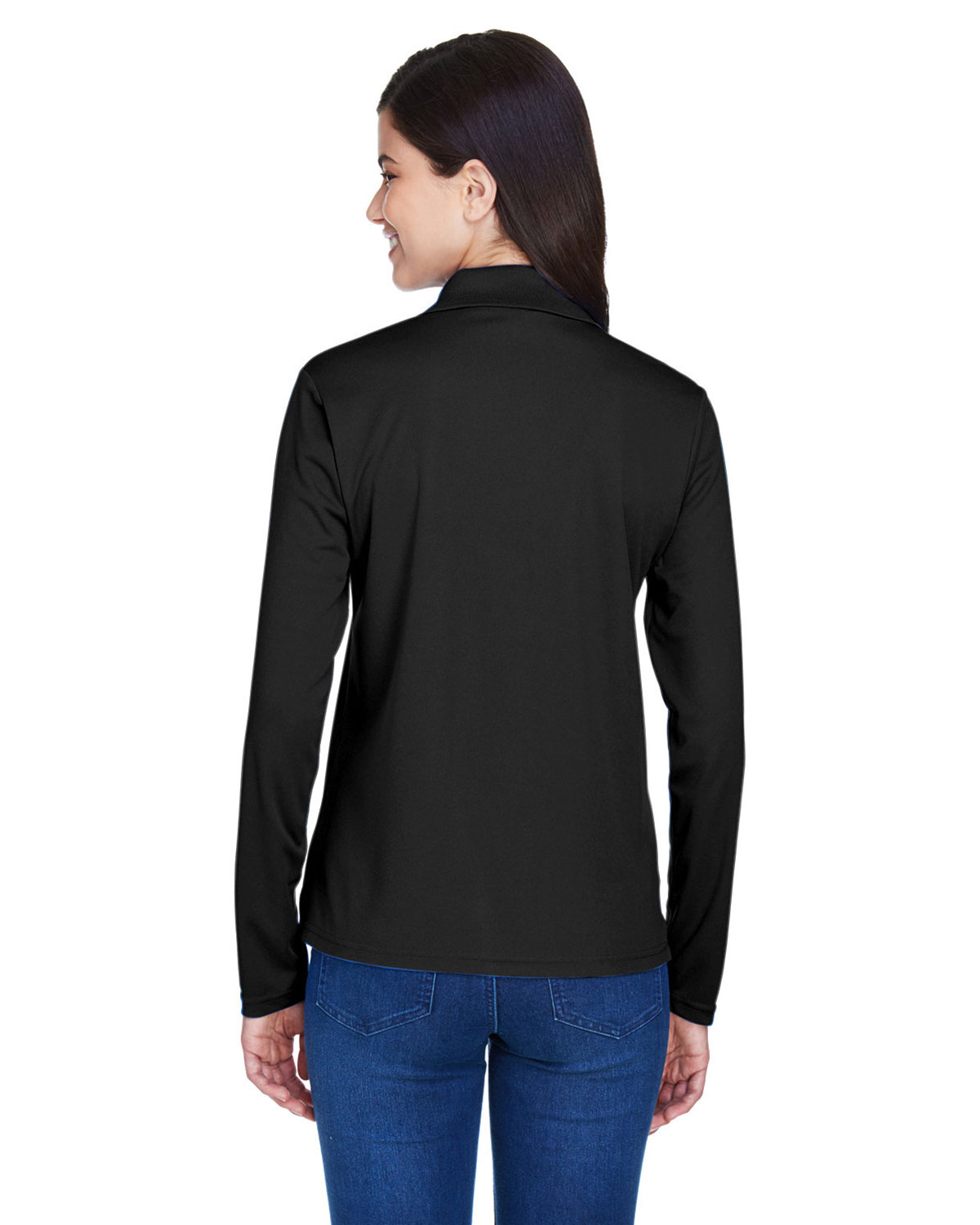 CORE365 78192 Women's Pinnacle Performance Long Sleeve Piqu� Polo view 2