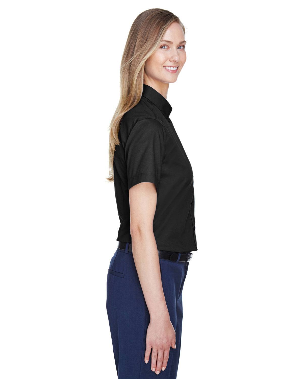 CORE365 78194 Women's Optimum Short Sleeve Twill Shirt view 3