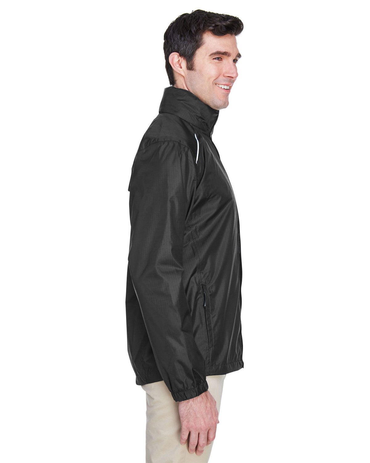 CORE365 88185 Men's Climate Seam Sealed Lightweight Variegated Ripstop Jacket view 3