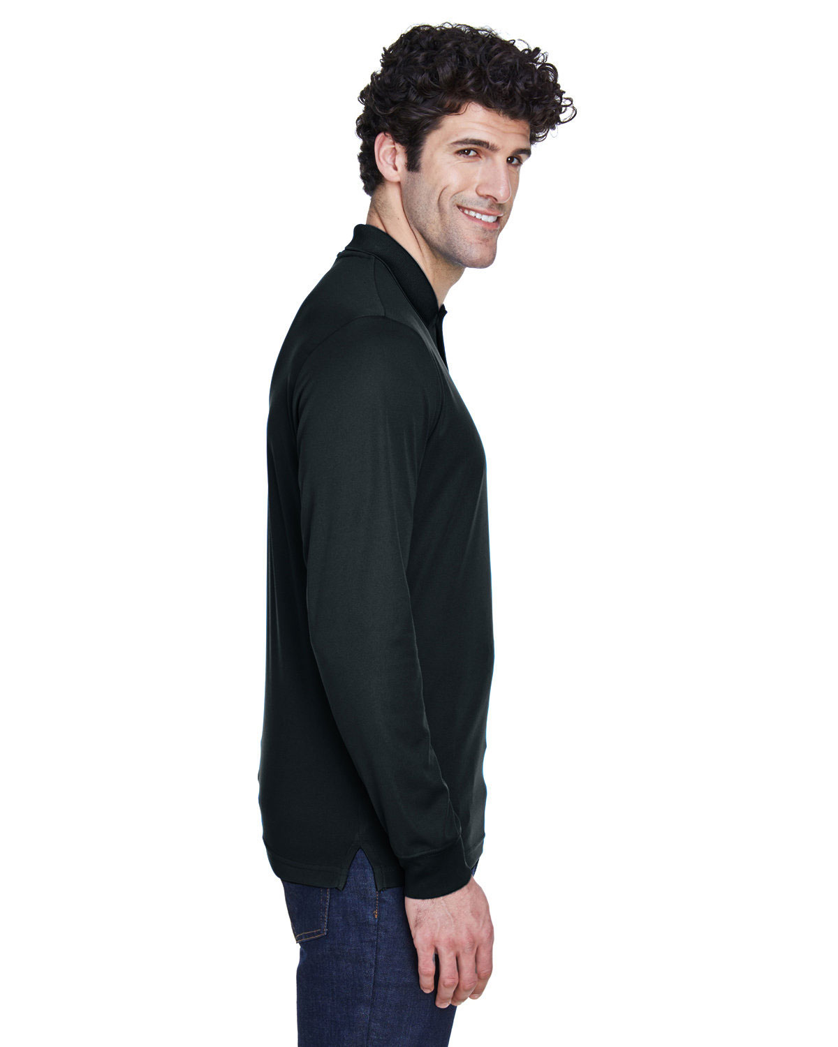 CORE365 88192T Men's Tall Pinnacle Performance Long Sleeve Piqu� Polo view 3