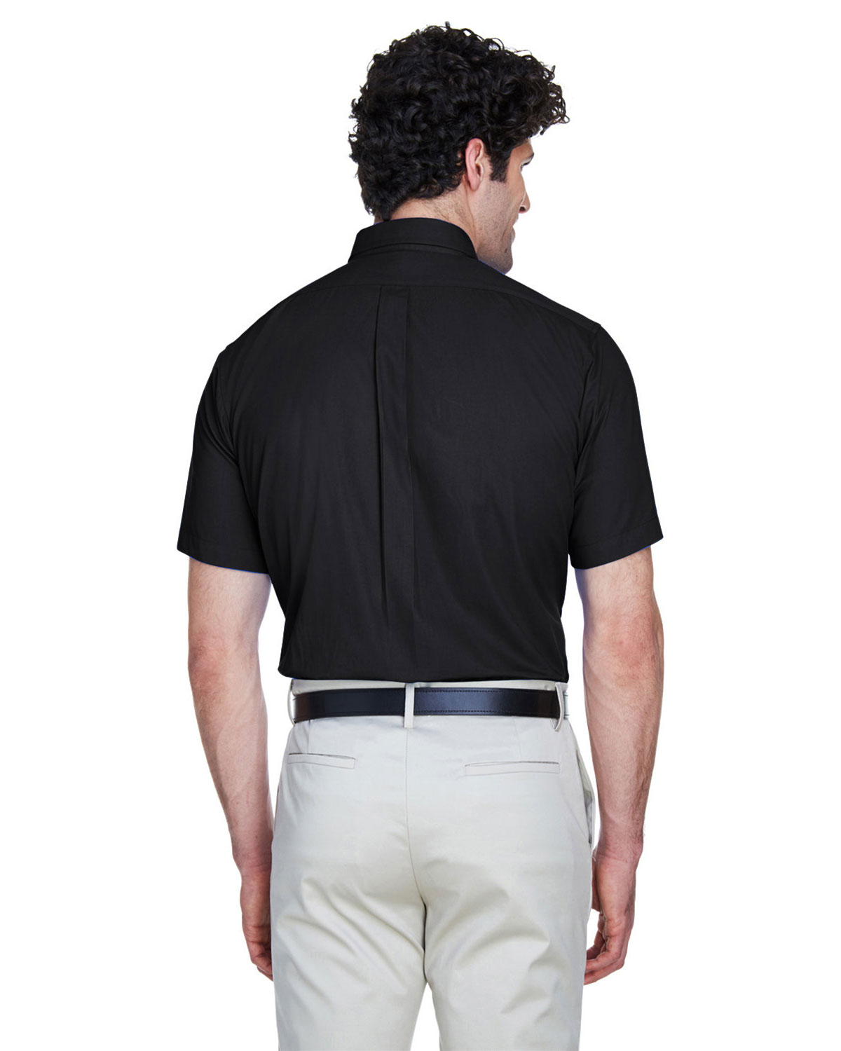 CORE365 88194T Men's Tall Optimum Short Sleeve Twill Dress Shirt view 2