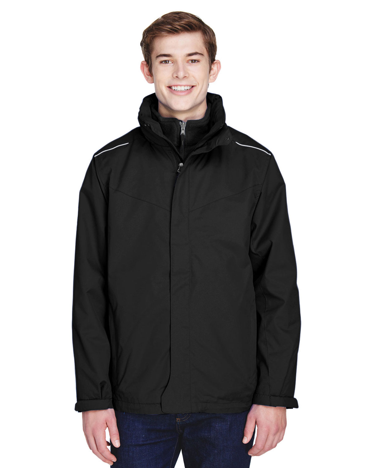 CORE365 88205T Men's Tall Region 3-in-1 Jacket with Fleece�Liner