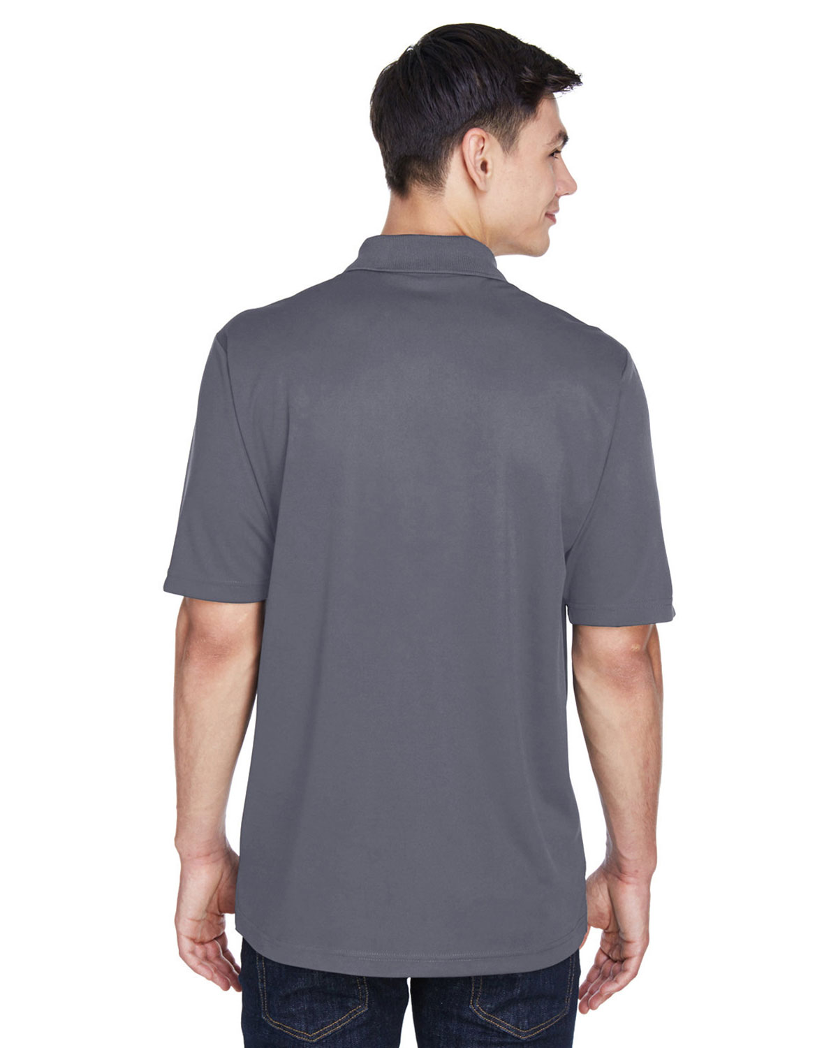 CORE365 CE101 Men's Balance Colorblock Performance Piqu� Polo view 2