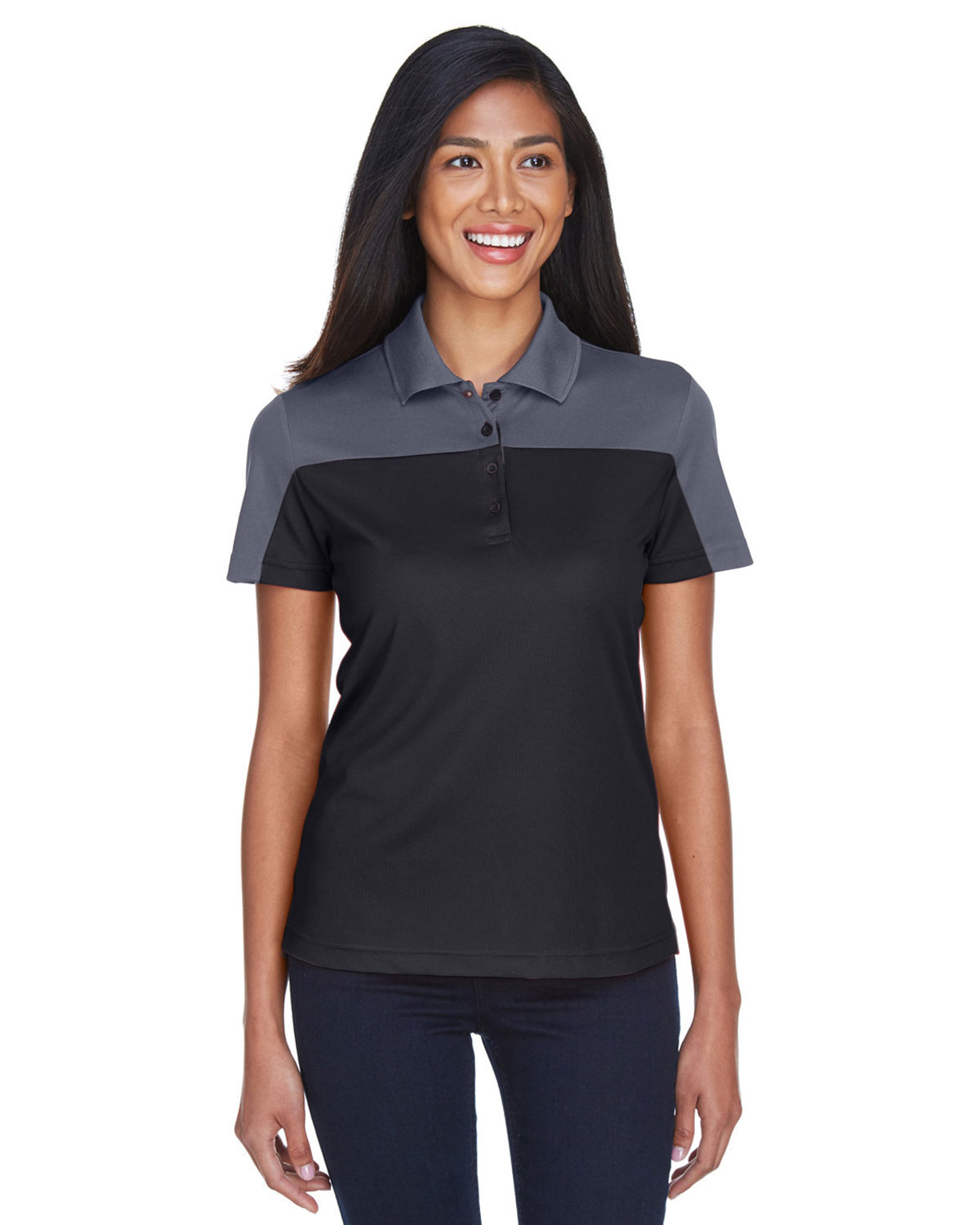 CORE365 CE101W Women's Balance Colorblock Performance Piqu� Polo