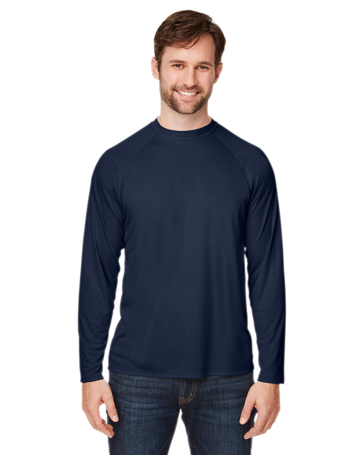 CORE365 CE110 Unisex Ultra UVP� Marina Raglan Long Sleeve T-Shirt