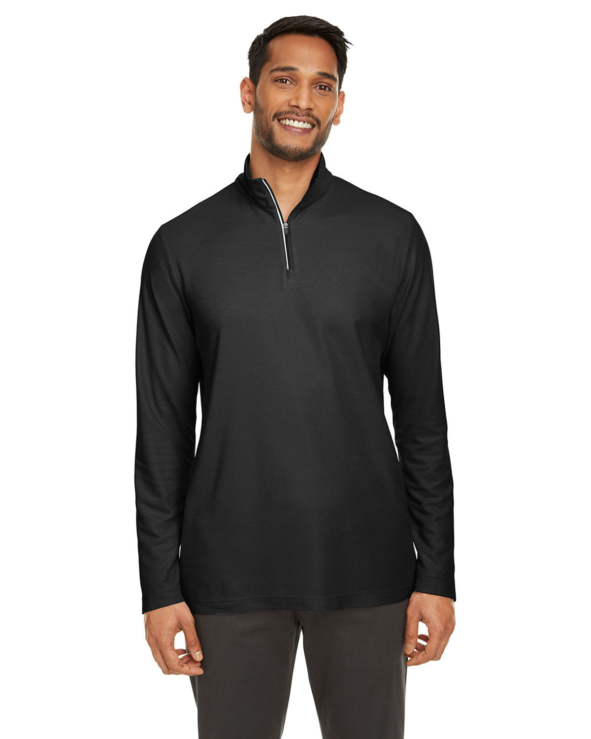 CORE365 CE405 Men's Fusion ChromaSoft� Pique Quarter-Zip Pullover