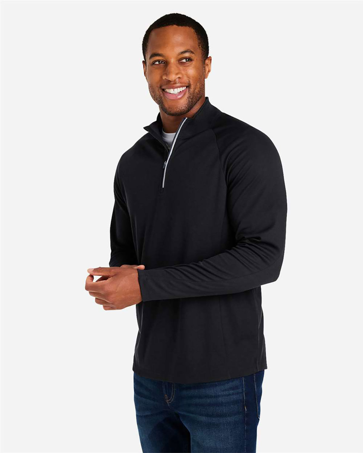 CORE365 CE418 Men's Origin Performance Pique Quarter-Zip Pullover view 3