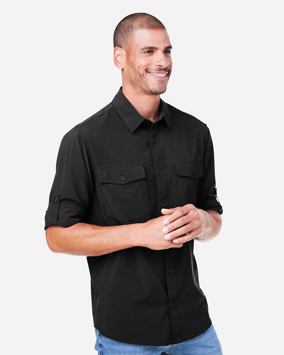 CORE365 CE510L Men's Ultra UVP� Marina Shirt view 3