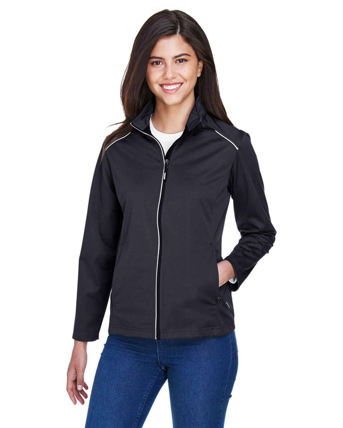 CORE365 CE708W Women's Techno Lite Three-Layer Knit Tech-Shell
