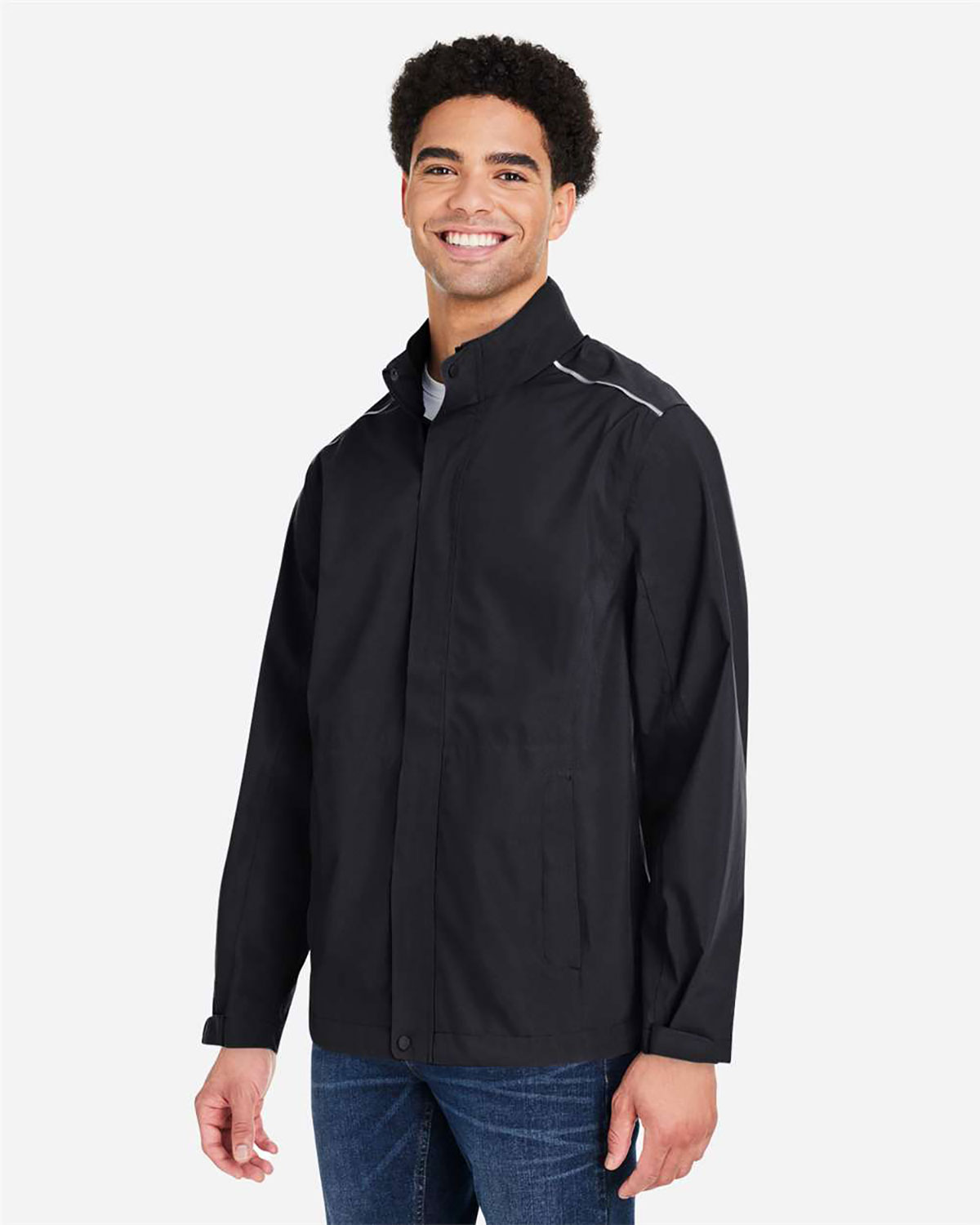 CORE365 CE712 Men's Barrier Packable Rain Jacket view 3