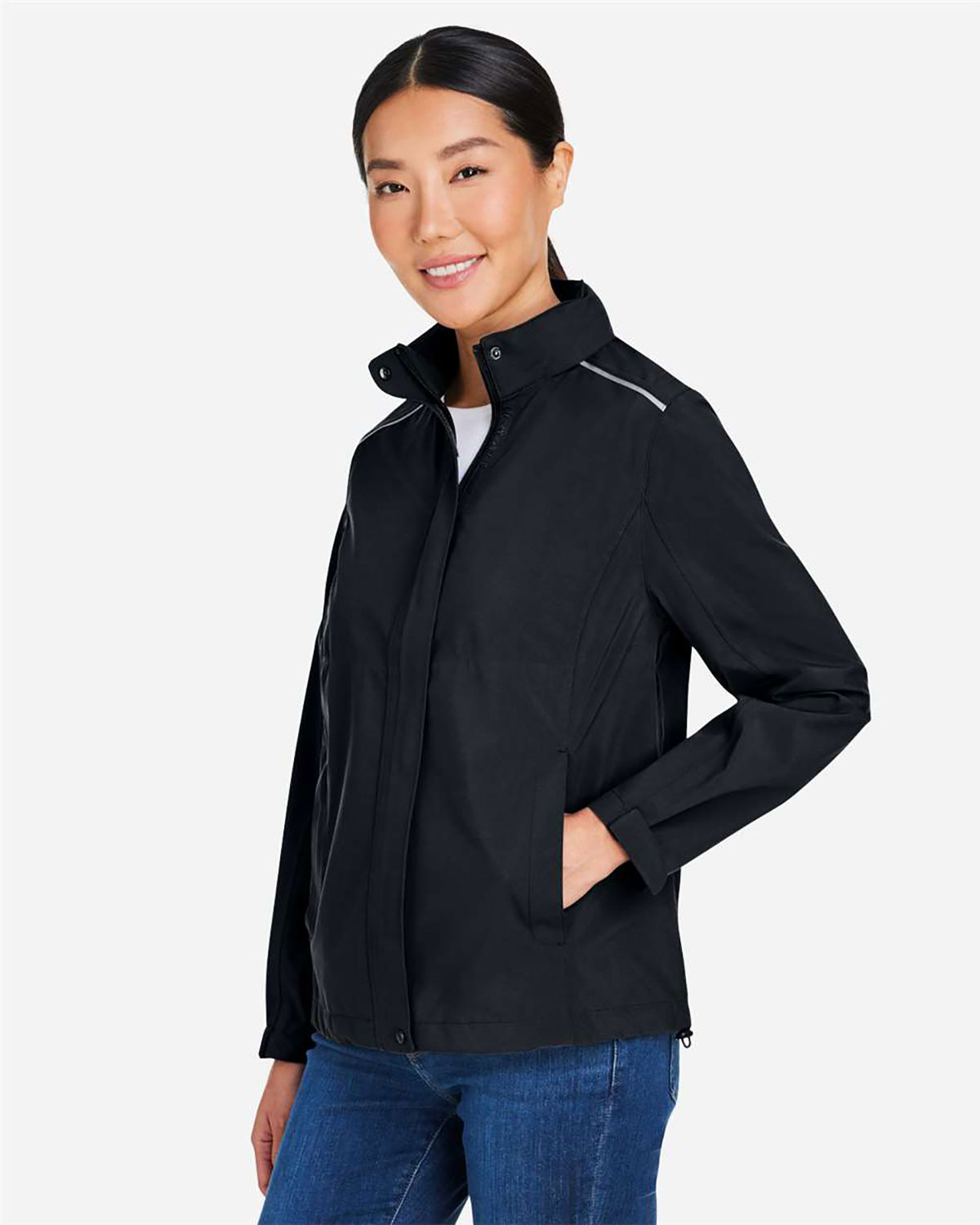 CORE365 CE712W Women's Barrier Packable Rain Jacket view 3