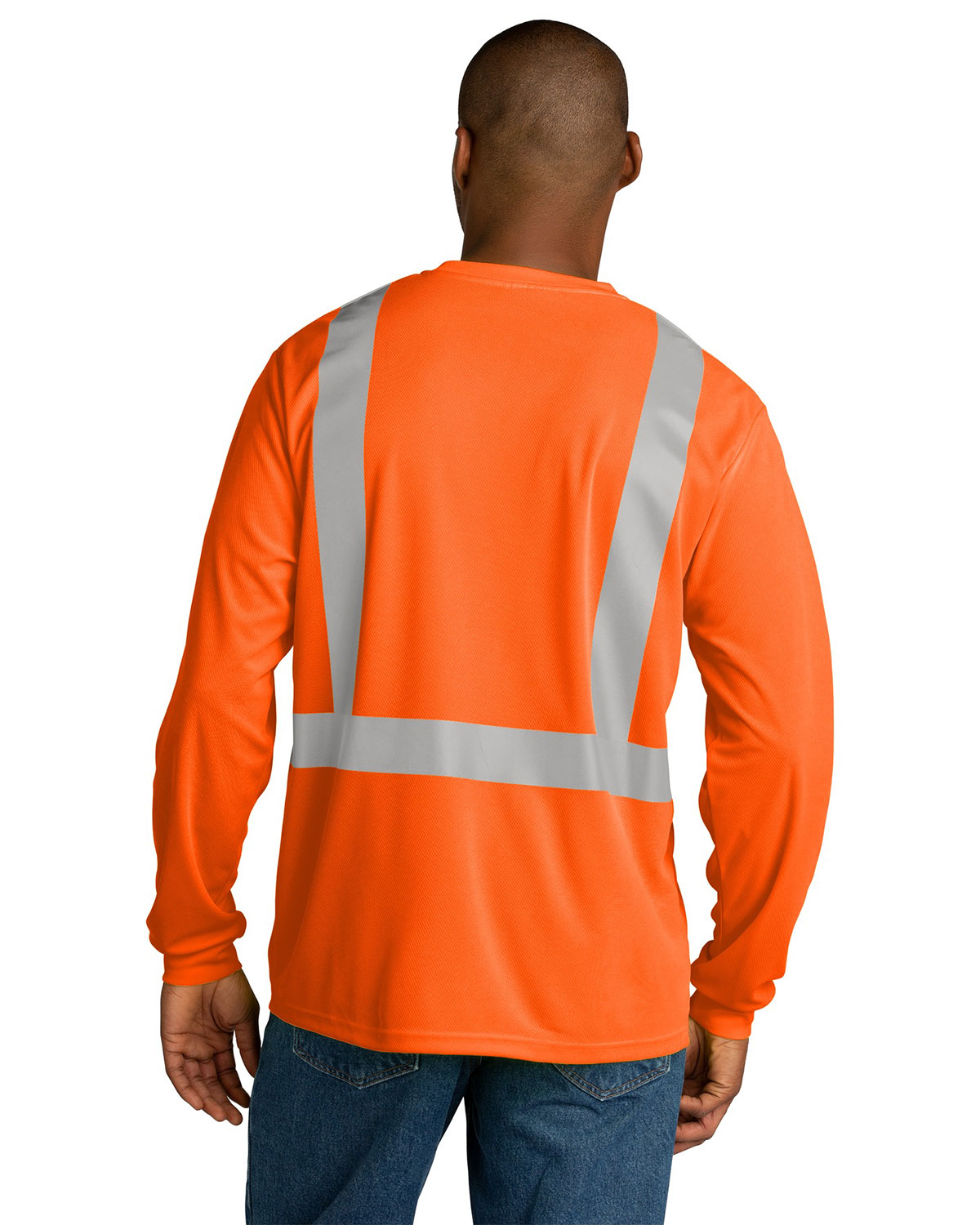 CornerStone CS201 ANSI 107 Class 2 Mesh Long Sleeve Tee view 2