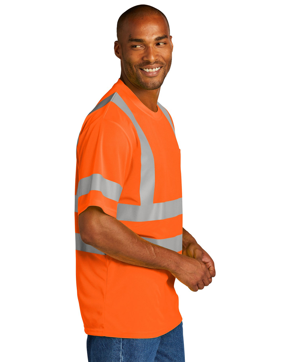 CornerStone CS202 ANSI 107 Class 3 Mesh Tee view 3