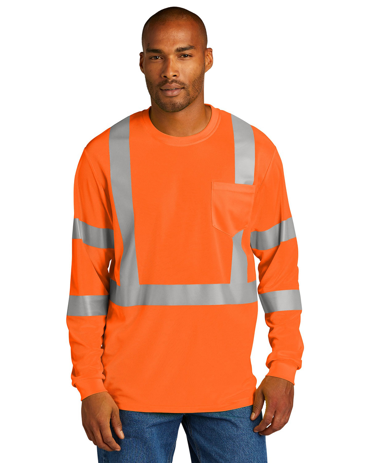 CornerStone CS203 ANSI 107 Class 3 Mesh Long Sleeve Tee