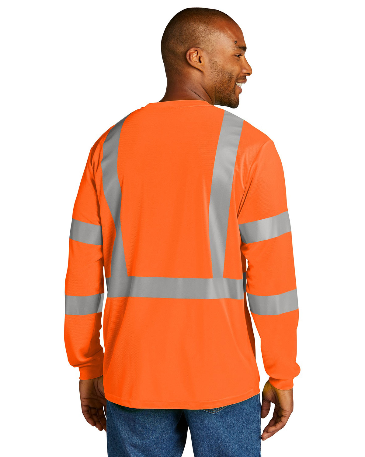 CornerStone CS203 ANSI 107 Class 3 Mesh Long Sleeve Tee view 2