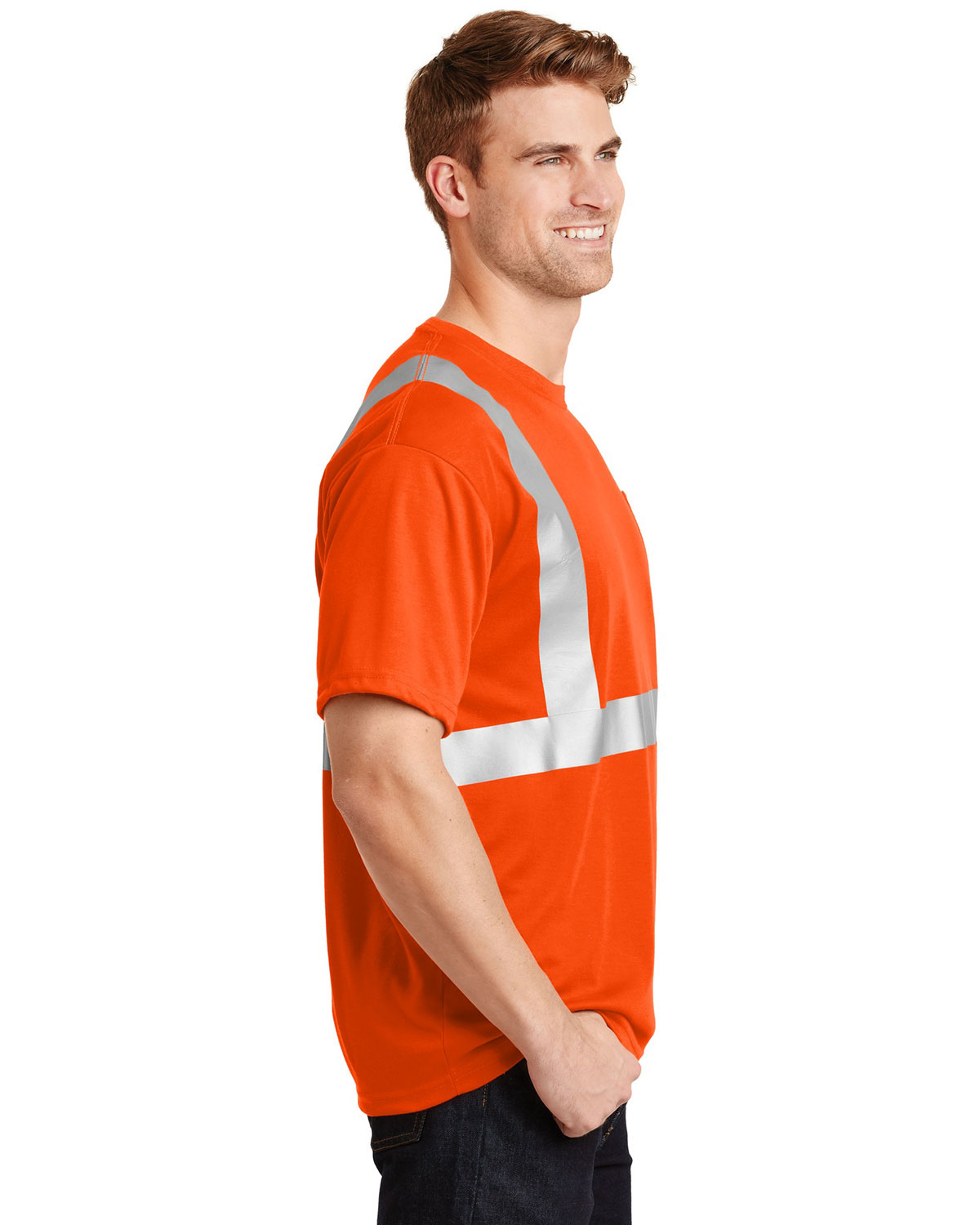 CornerStone CS401 ANSI 107 Class 2 Safety T-Shirt view 3