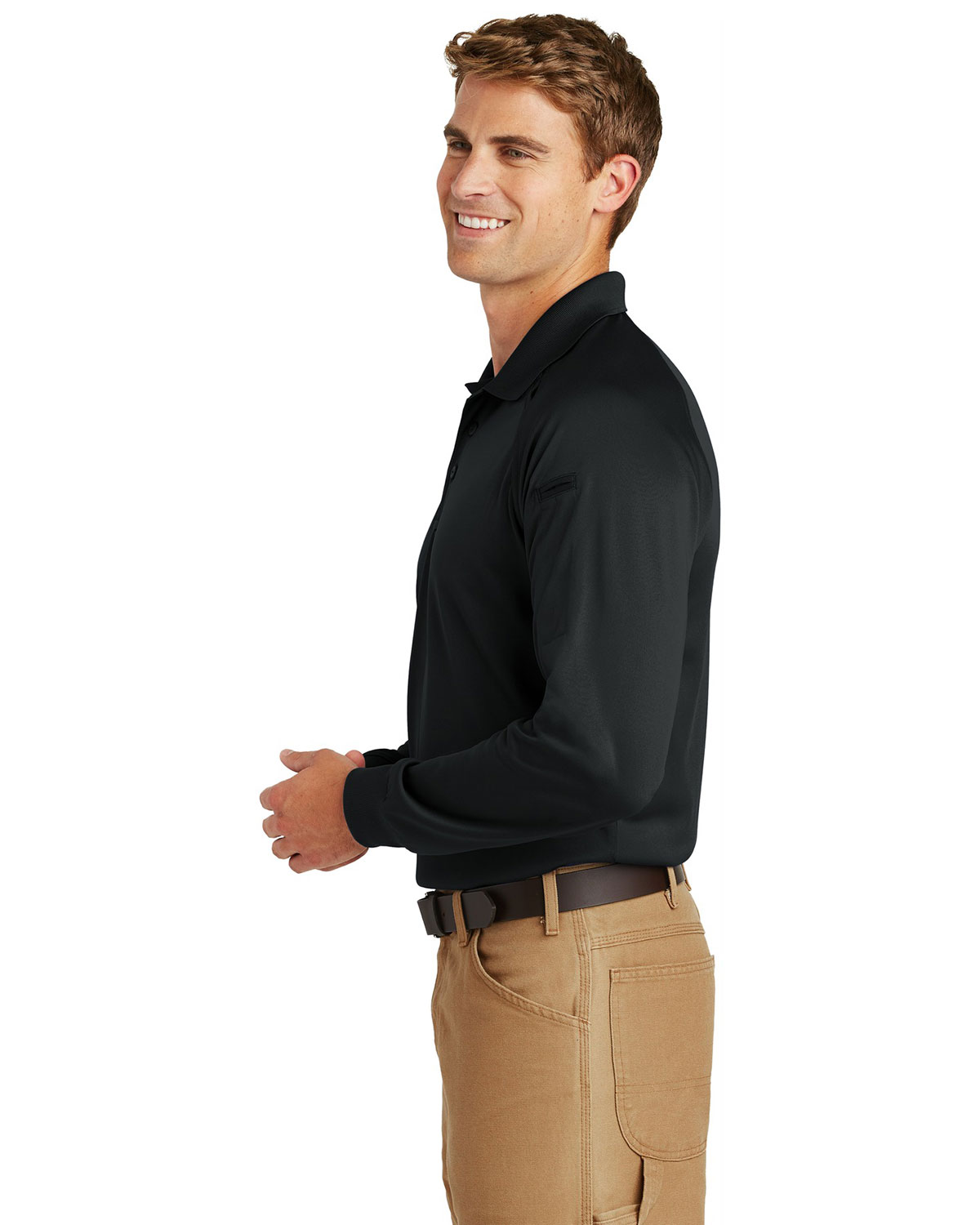 CornerStone CS410LS Select Long Sleeve Snag-Proof Tactical Polo view 3