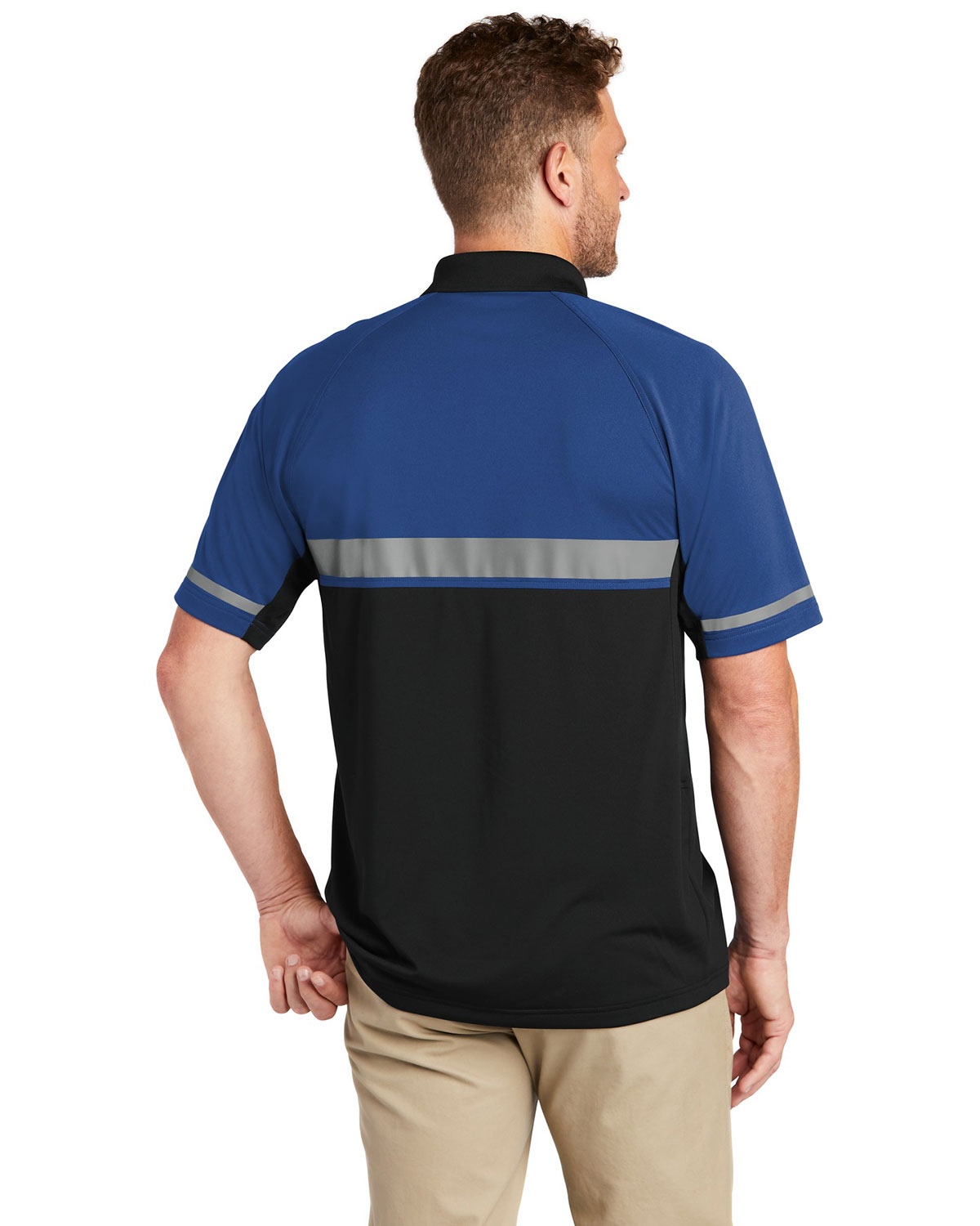 CornerStone CS423 Select Lightweight Snag-Proof Enhanced Visibility Polo view 2