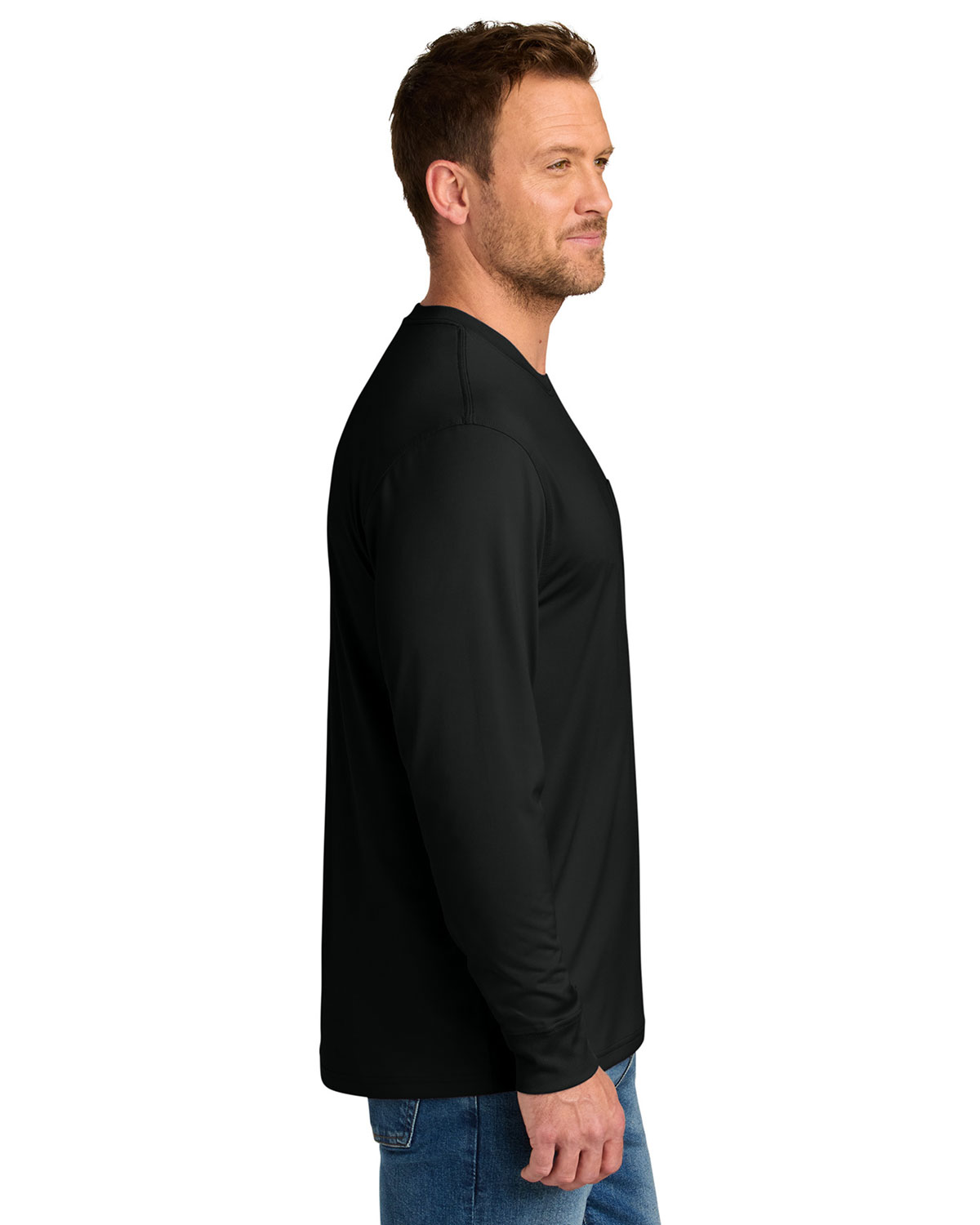 CornerStone CS440LSP Workwear Pro Long Sleeve Pocket Tee view 3