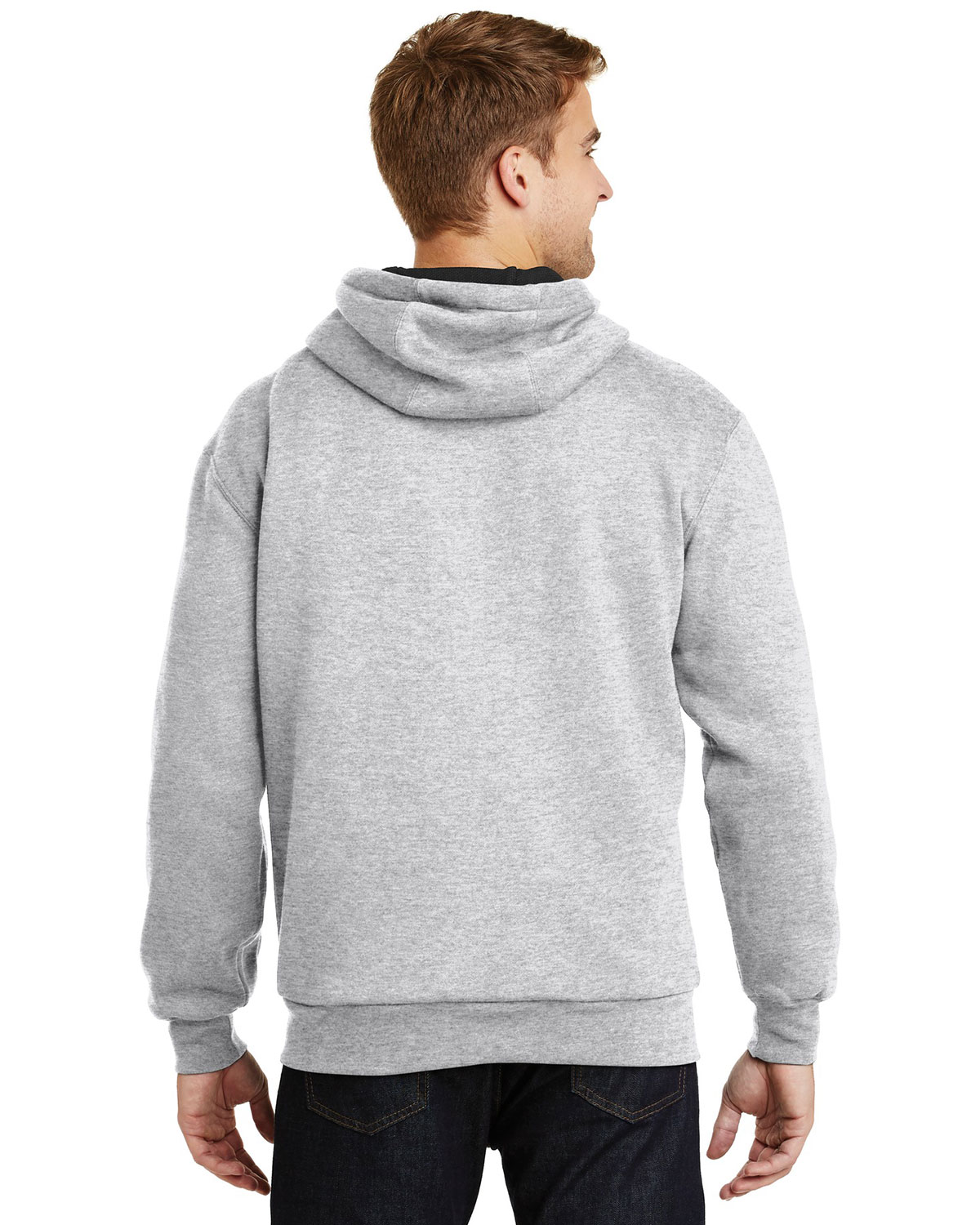 CornerStone CS620 Heavyweight Full-Zip Hooded Sweatshirt with Thermal Lining view 2