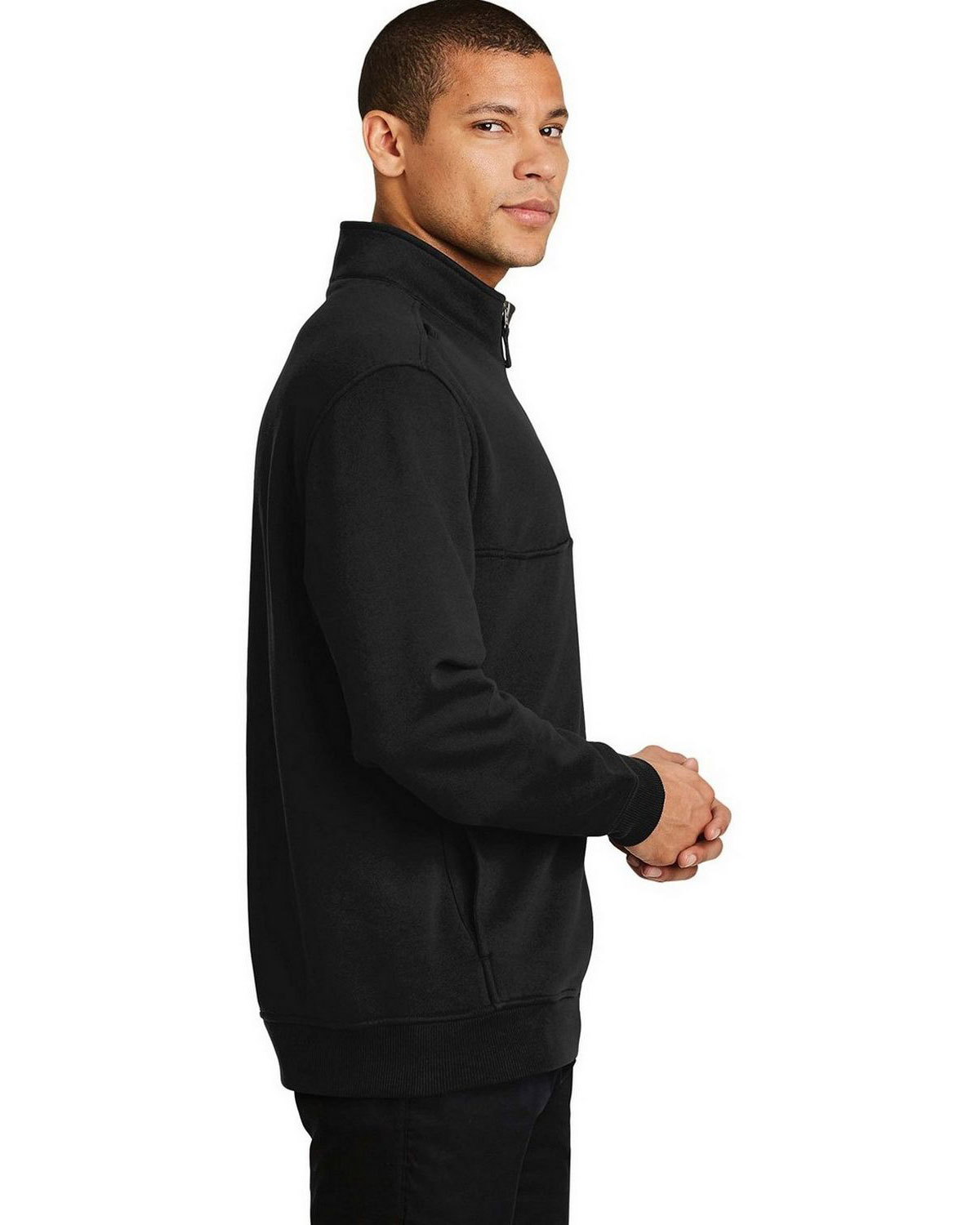 CornerStone CS626 1/2-Zip Job Shirt view 3