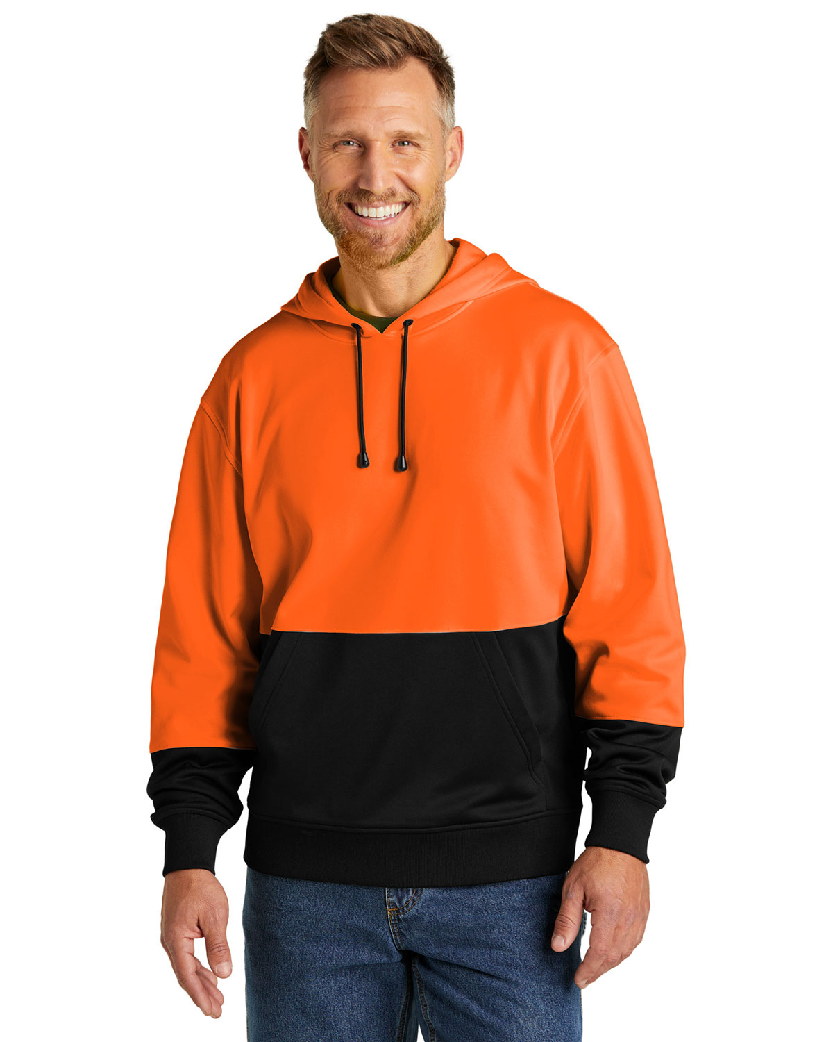 CornerStone CSF01 Enhanced Visibility Fleece Pullover Hoodie