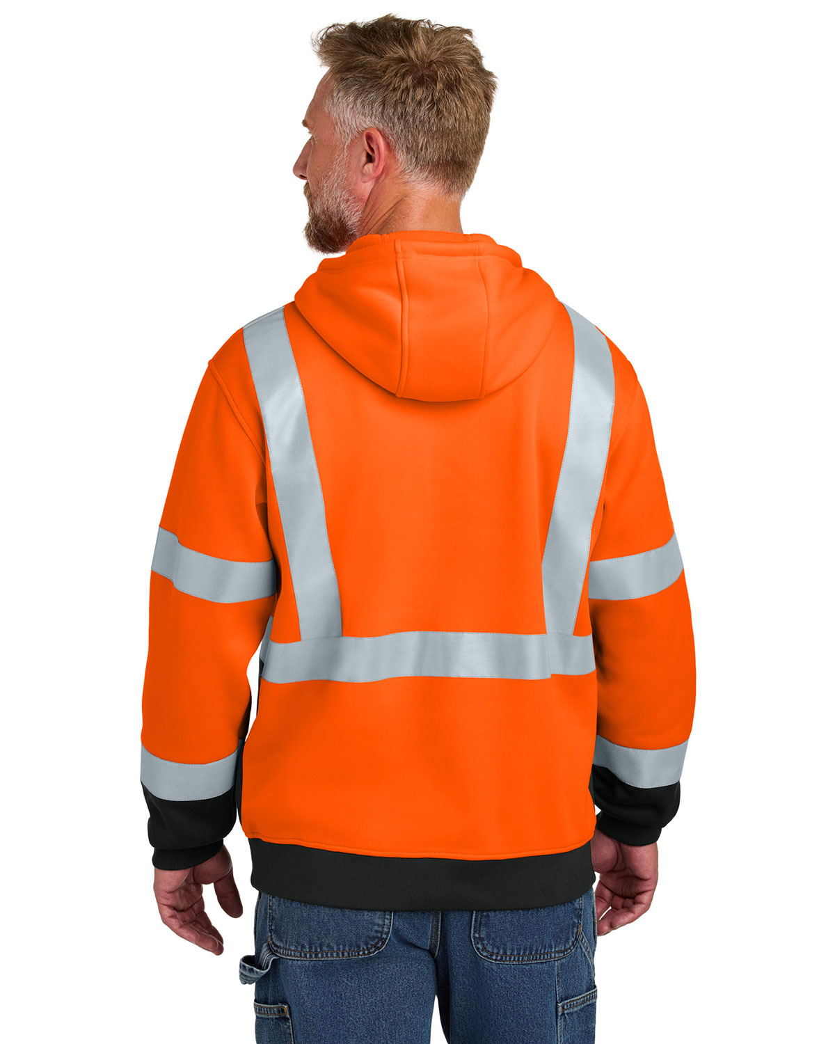 CornerStone CSF301 ANSI 107 Class 3 Heavy-Duty Fleece Pullover Hoodie view 2