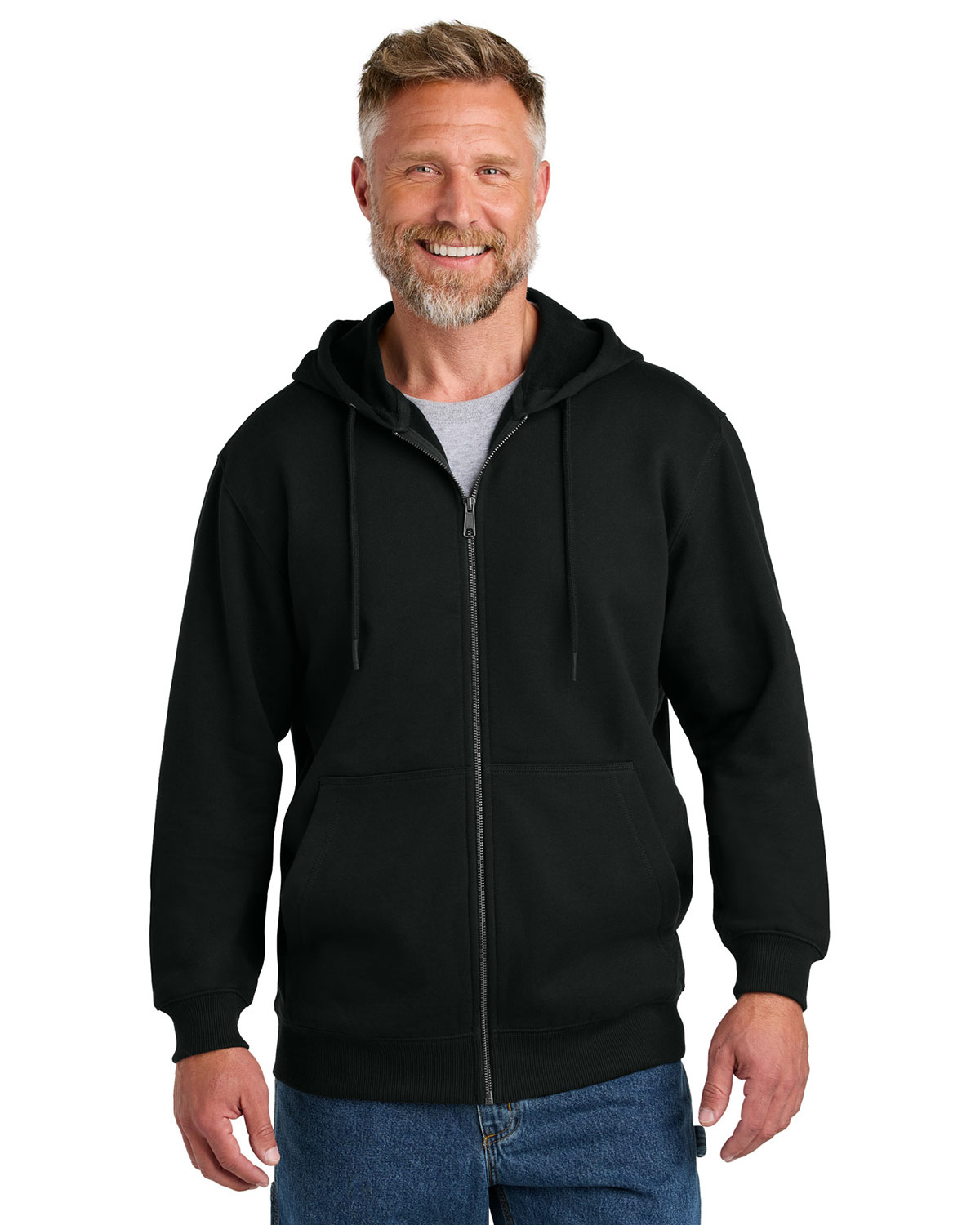 CornerStone CSF631 Tough Fleece Full-Zip Hoodie