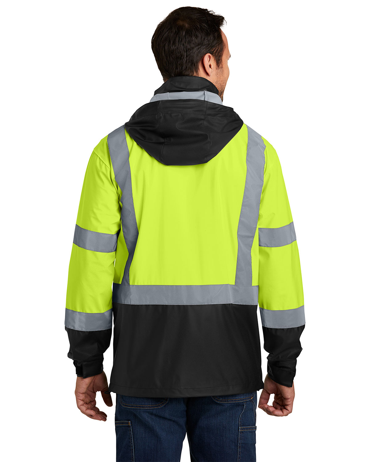 CornerStone CSJ25 ANSI 107 Class 3 Safety Windbreaker view 2
