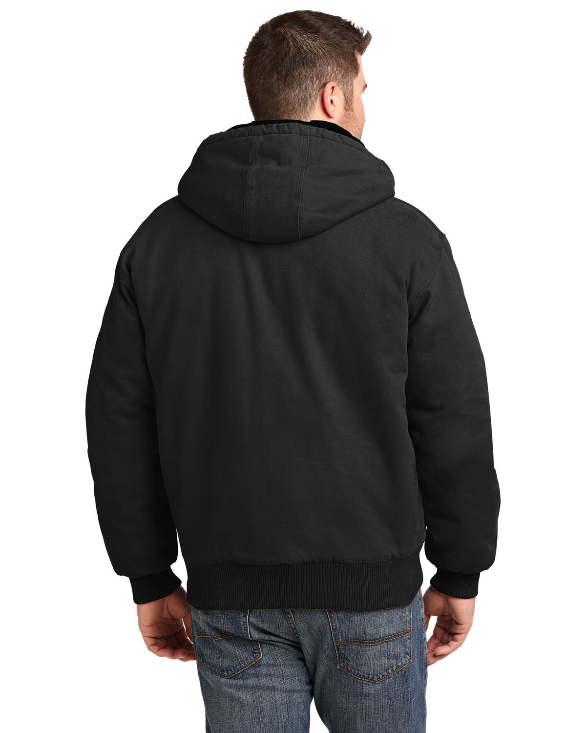 CornerStone CSJ41 Washed Duck Cloth Insulated Hooded Work Jacket view 2