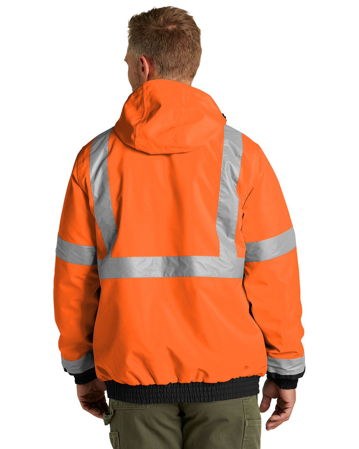 CornerStone CSJ500 ANSI 107 Class 3 Economy Waterproof Insulated Bomber Jacket view 2