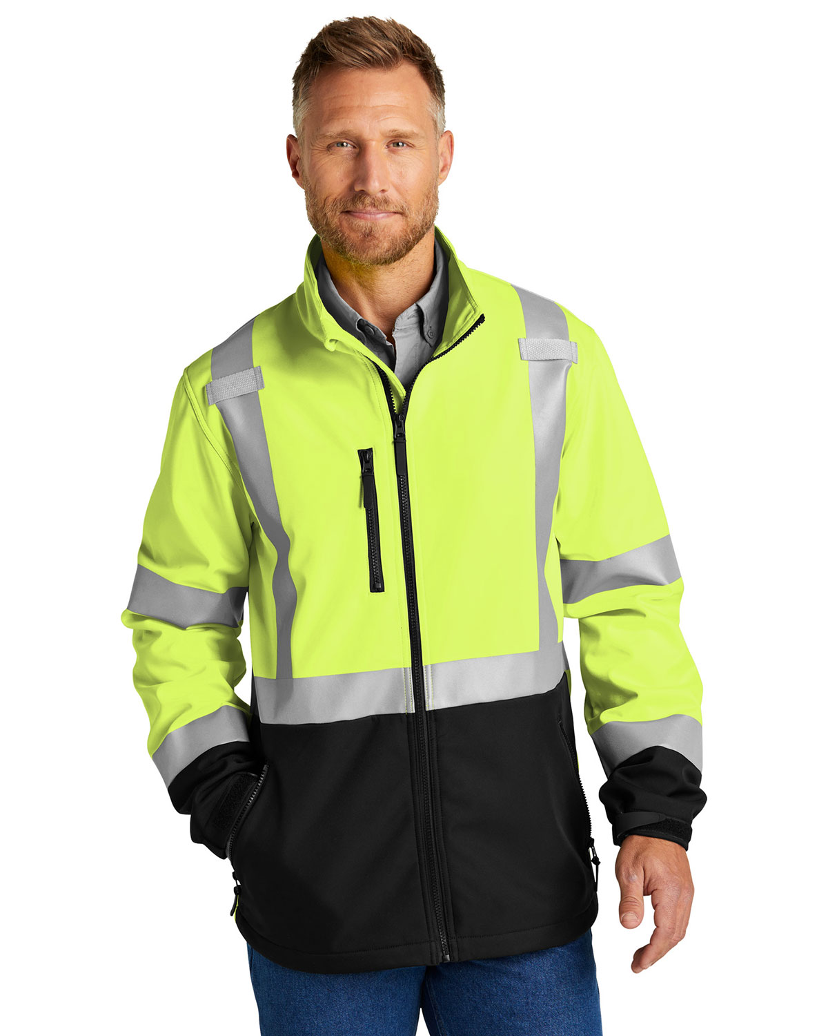 CornerStone CSJ503 ANSI 107 Class 3 Soft Shell Jacket