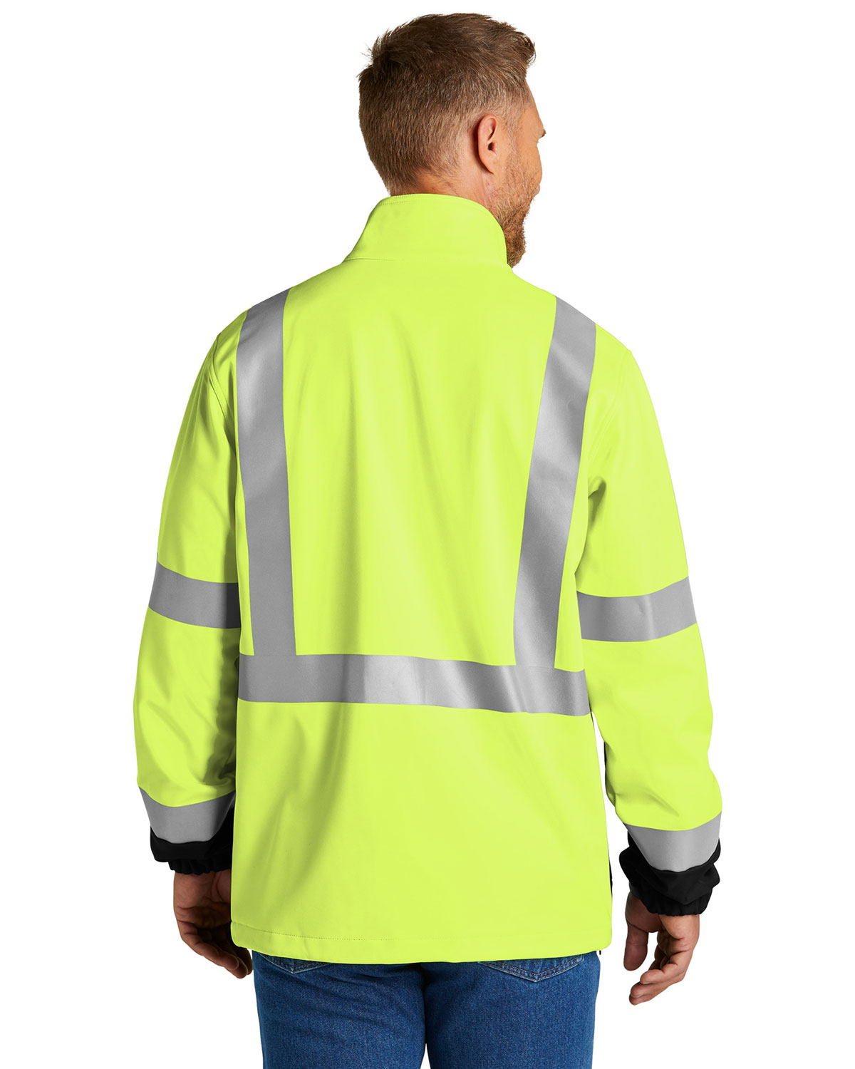 CornerStone CSJ503 ANSI 107 Class 3 Soft Shell Jacket view 2