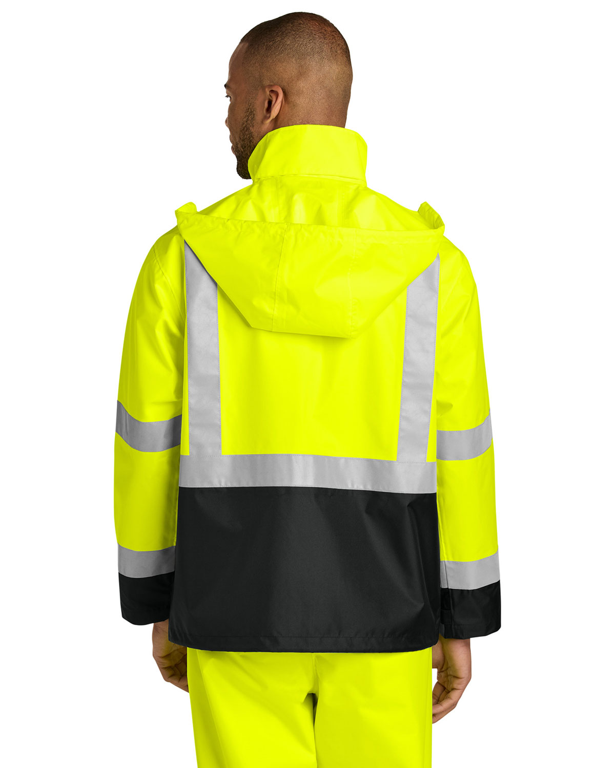 CornerStone CSJ504 ANSI 107 Class 3 Rain Jacket view 2