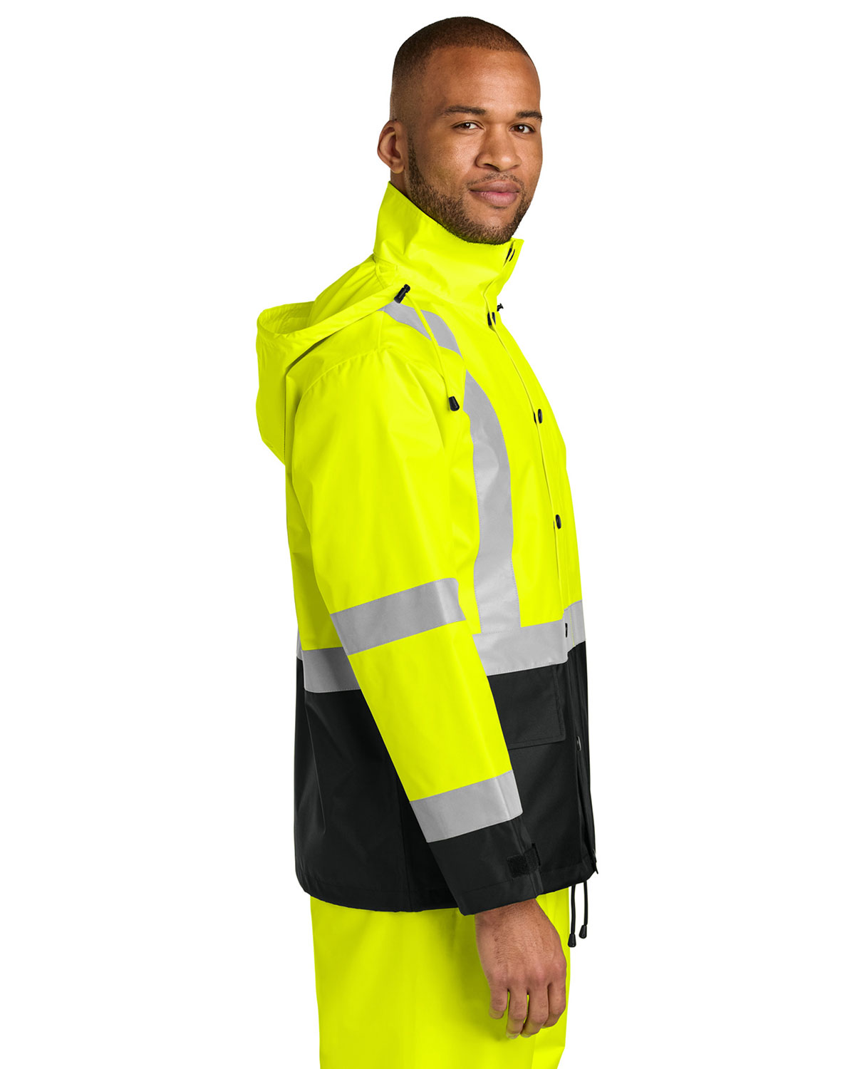 CornerStone CSJ504 ANSI 107 Class 3 Rain Jacket view 3
