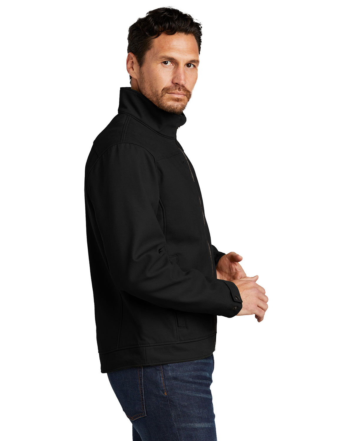 CornerStone CSJ60 Duck Bonded Soft Shell Jacket view 3