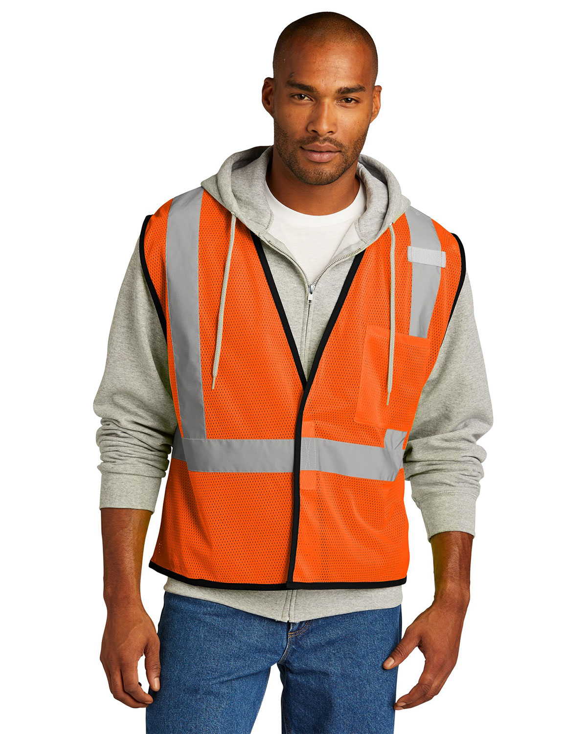 CornerStone CSV100 ANSI 107 Class 2 Economy Mesh One-Pocket Vest