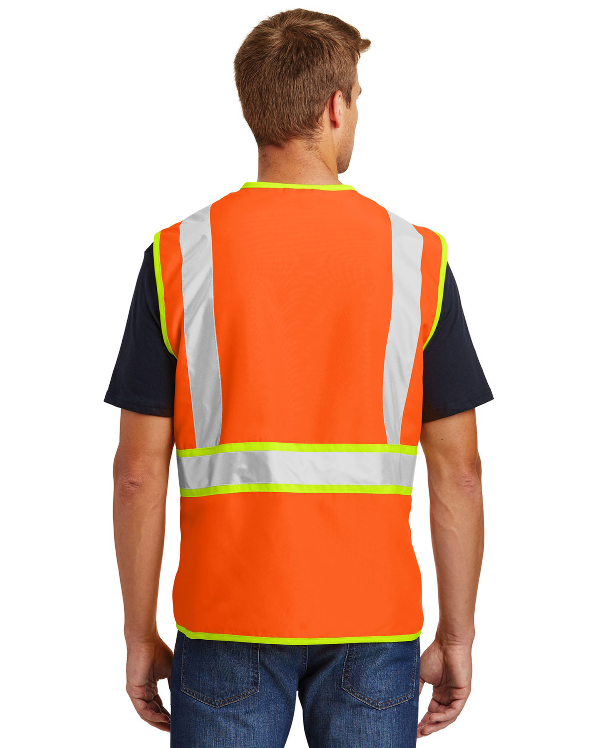 CornerStone CSV407 ANSI 107 Class 2 Dual-Color Safety Vest view 2