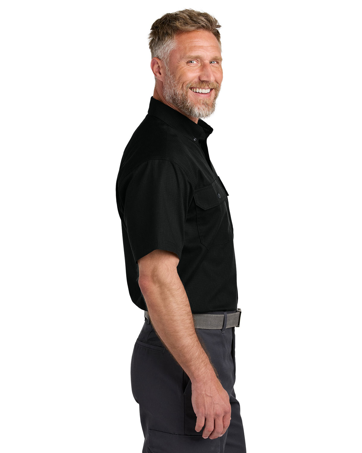 CornerStone CSW175 Short Sleeve Select Ripstop Shirt view 3